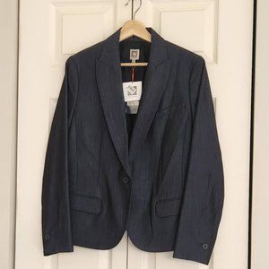 Anne Klein Women's Jacket, Indigo Twill, 12
